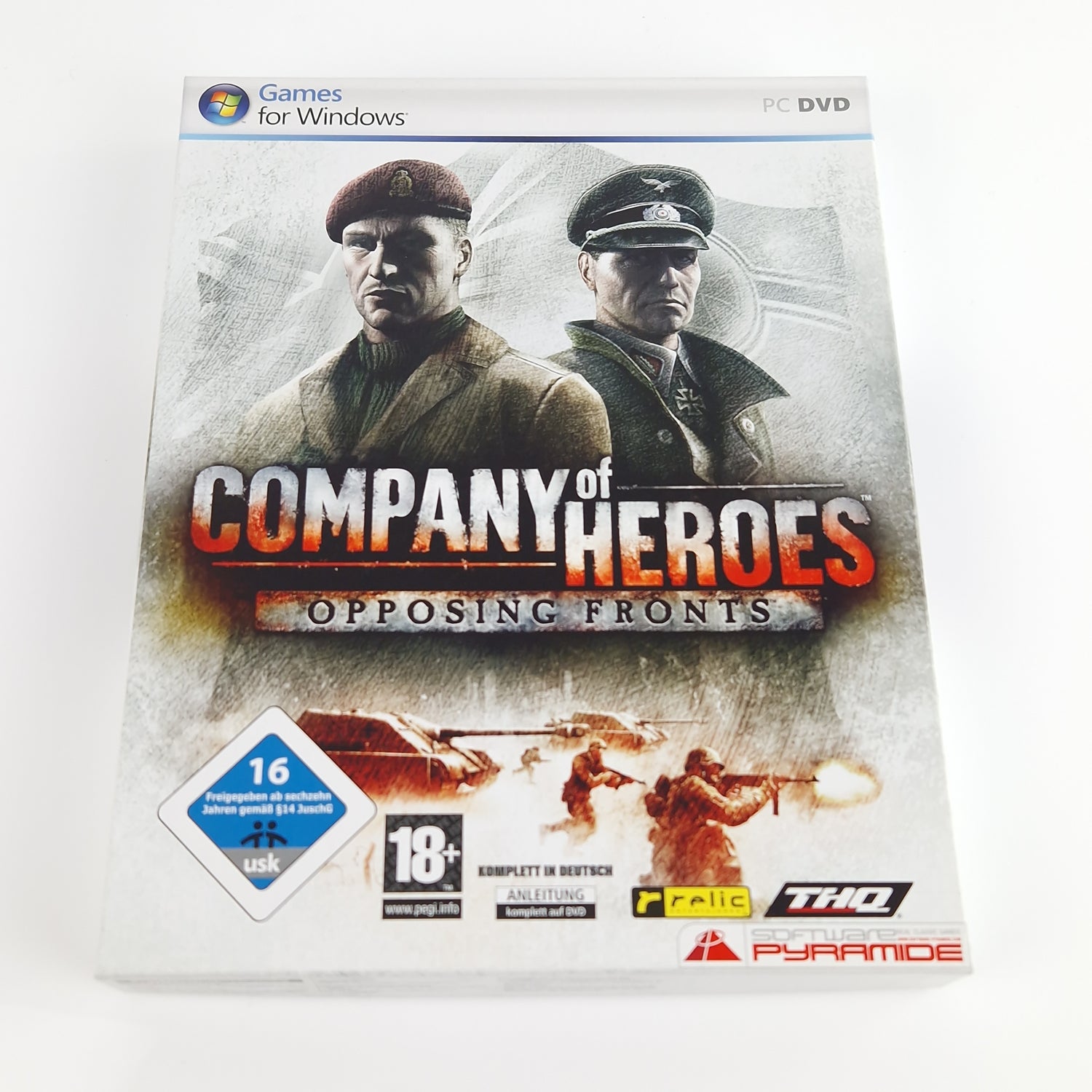 PC Spiel : Company of Heroes Opposing Fronts - Computer CD-ROM Big Box OVP NEU