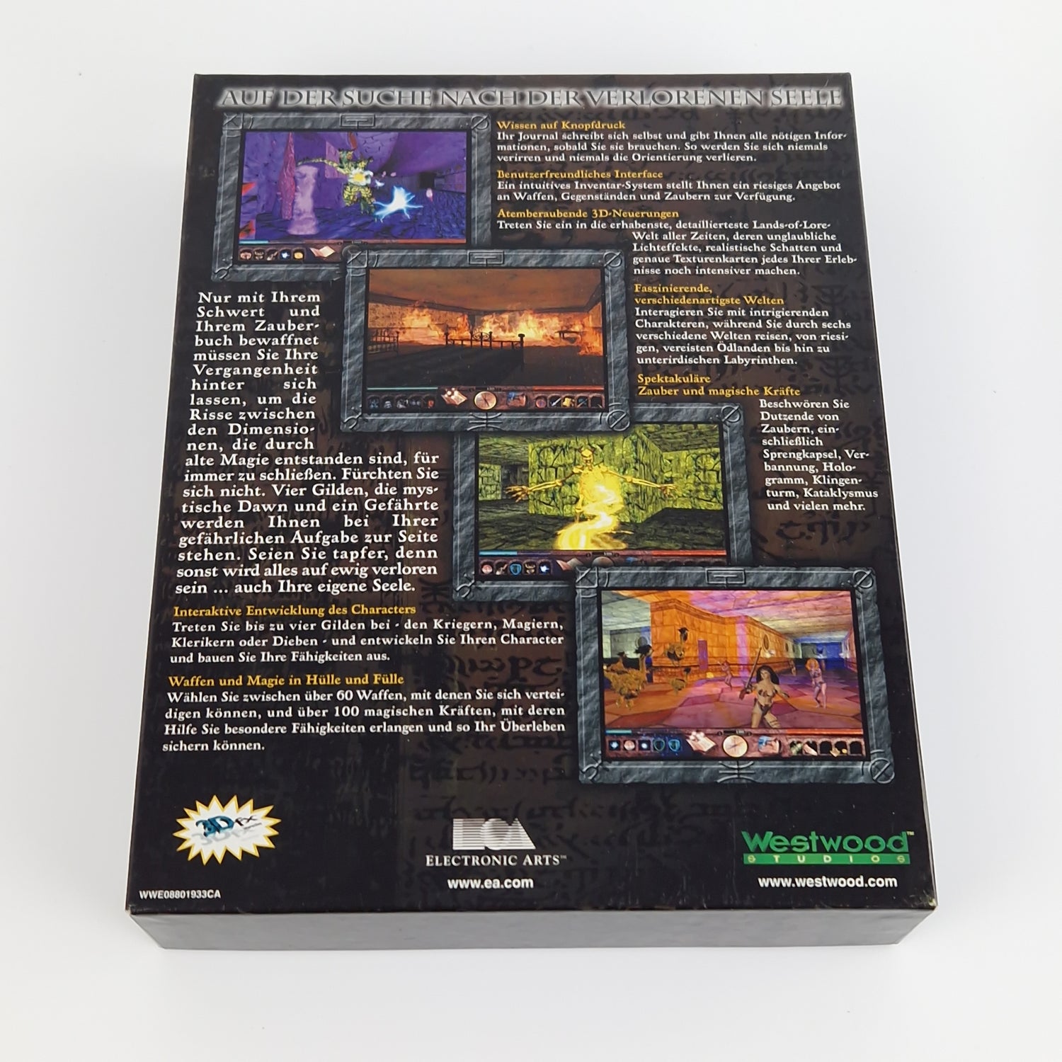 PC Spiel : Lands of Lore III - Computer CD-ROM Big Box OVP dt. PAL