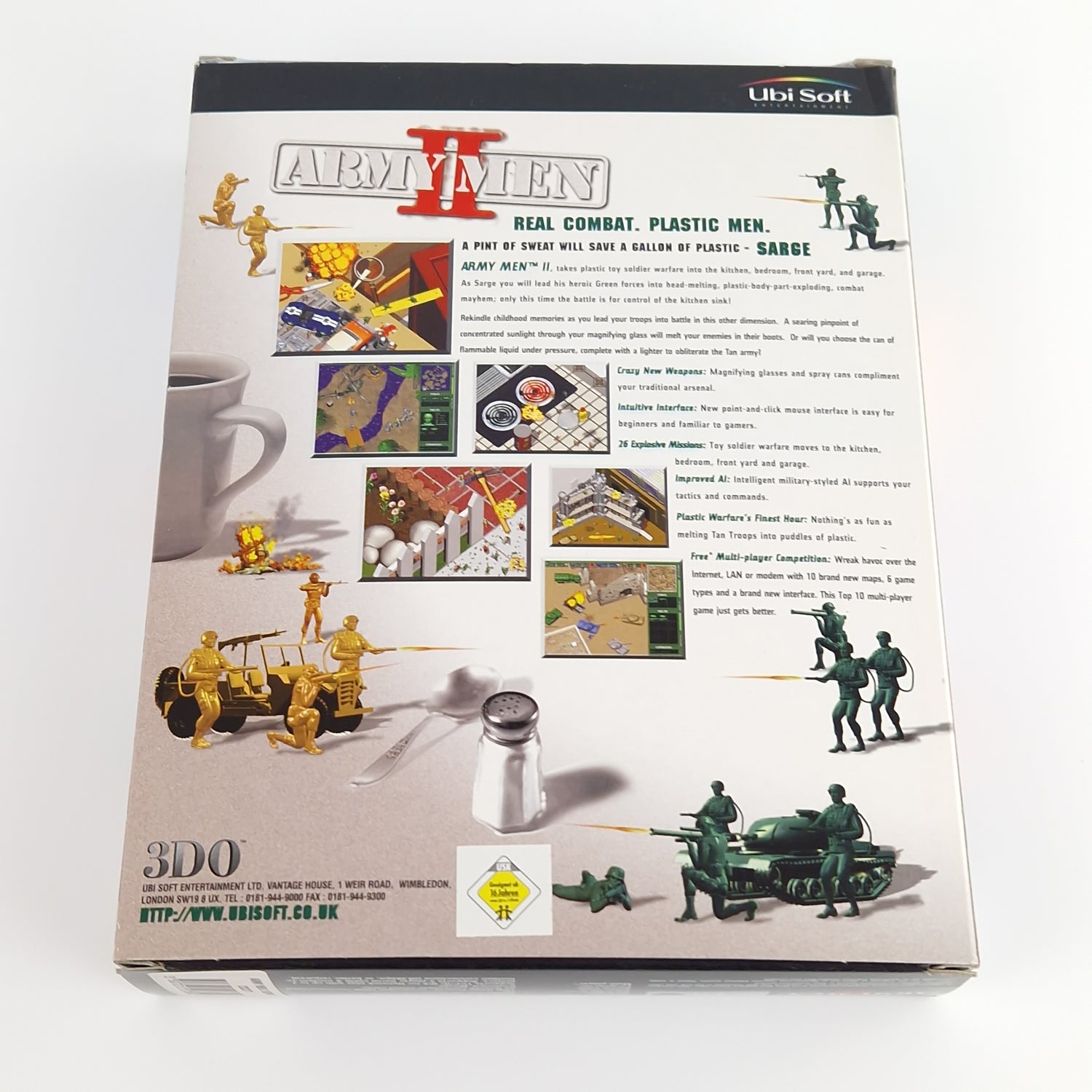 PC Spiel : Army Men II - Computer CD-ROM Big Box OVP PAL