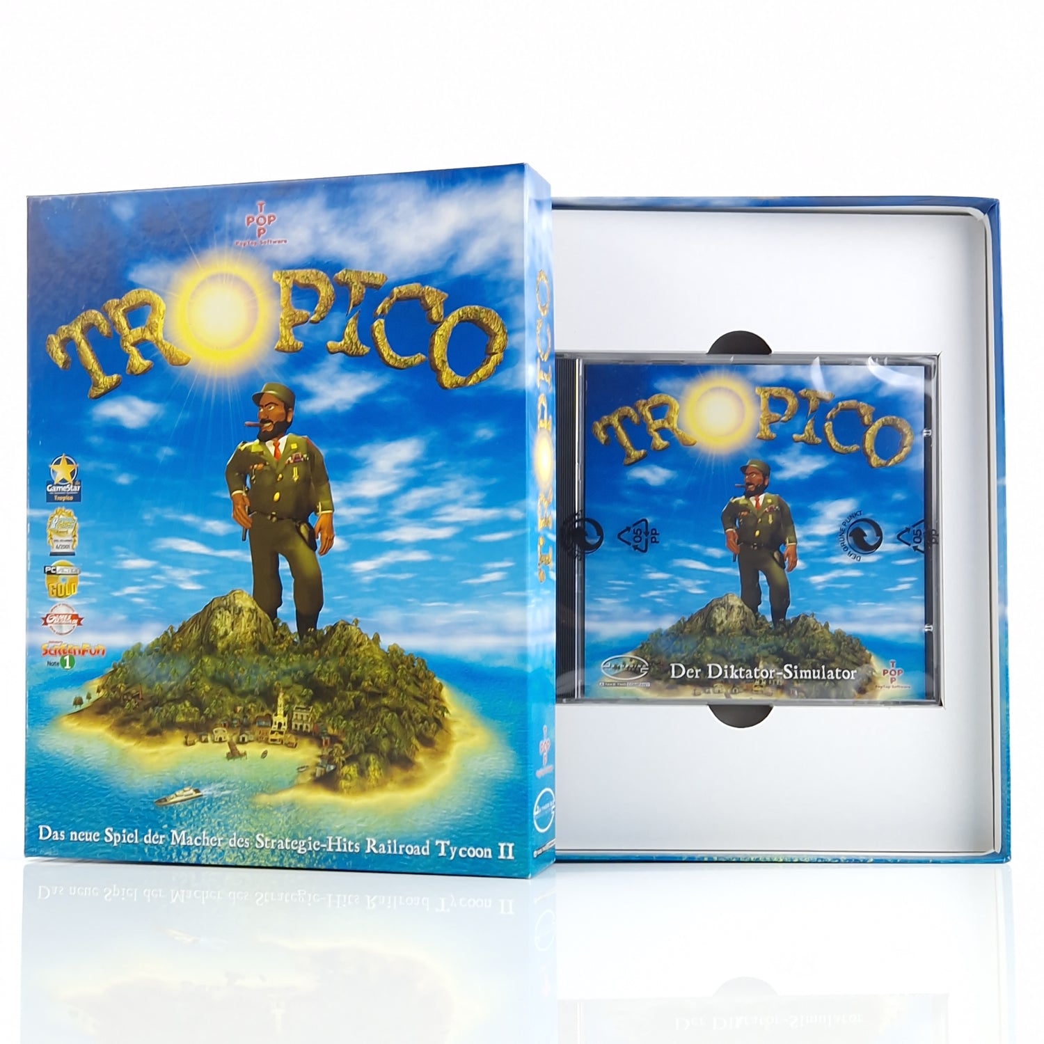 PC Spiel : Tropico - Computer CD-ROM Big Box OVP | dt. PAL NEU NEW SEALED