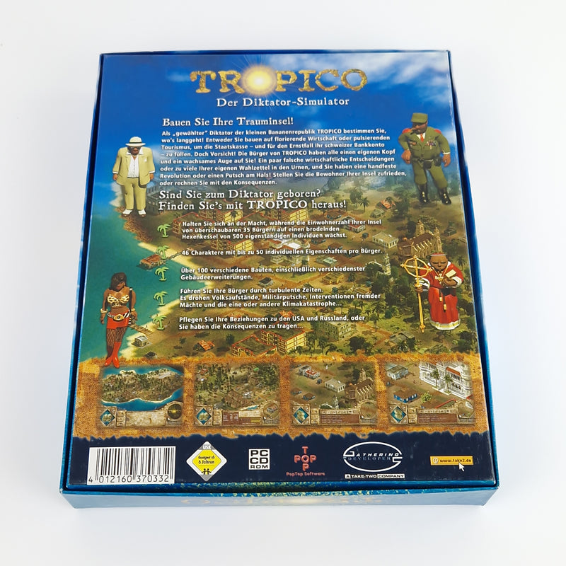 PC Spiel : Tropico - Computer CD-ROM Big Box OVP | dt. PAL NEU NEW SEALED