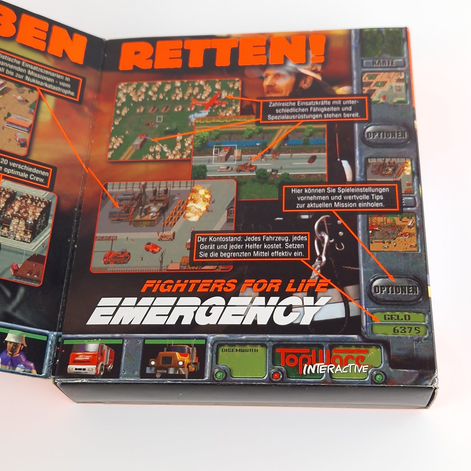 PC Spiel : Emergency Fighters for Life - Computer CD-ROM Big Box OVP | dt. PAL