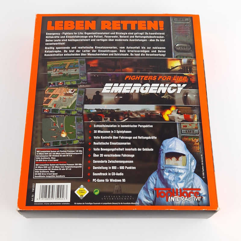 PC Spiel : Emergency Fighters for Life - Computer CD-ROM Big Box OVP | dt. PAL