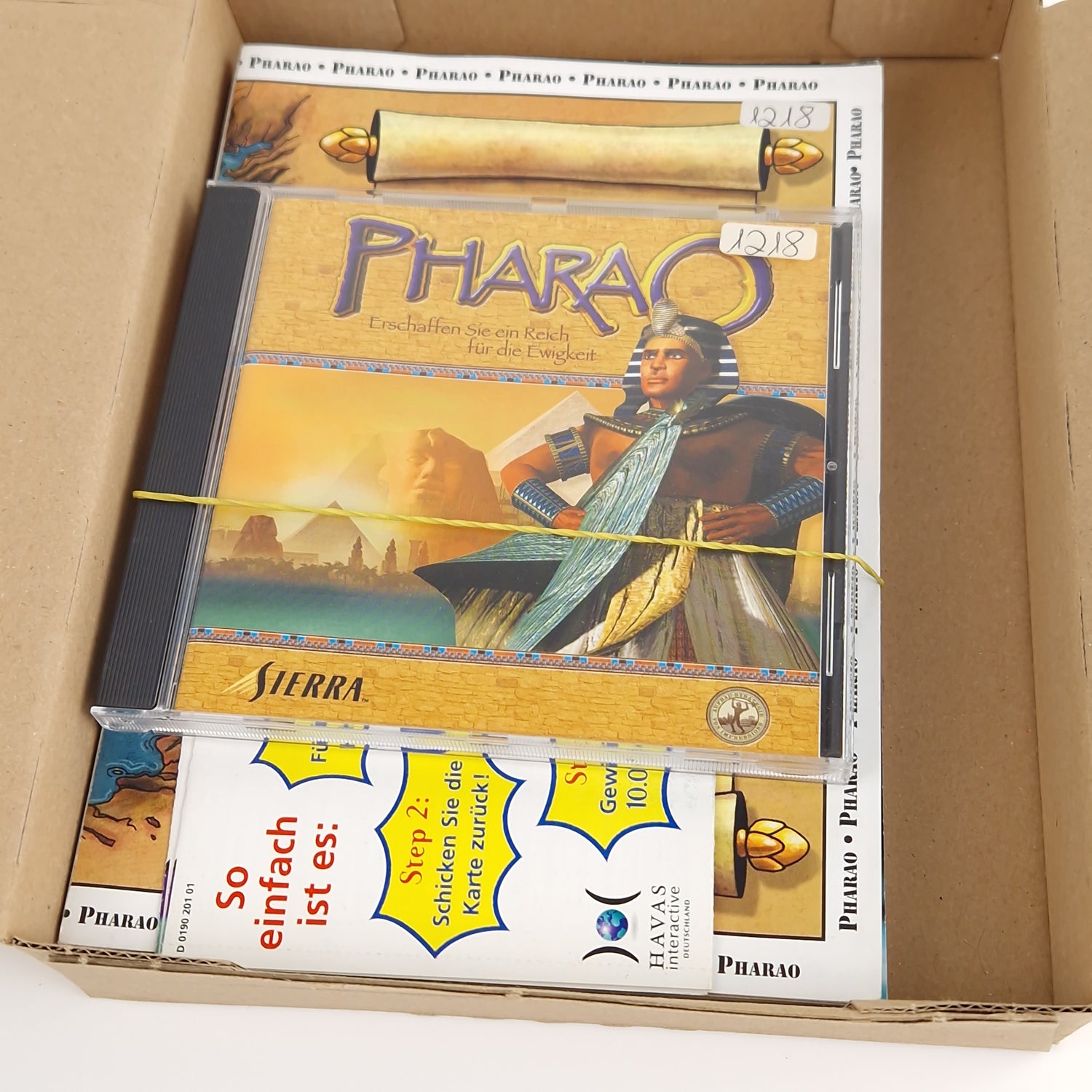 PC Spiel : Pharao Erschaffe ein Reich für die Ewigkeit - CD-ROM Big Box OVP