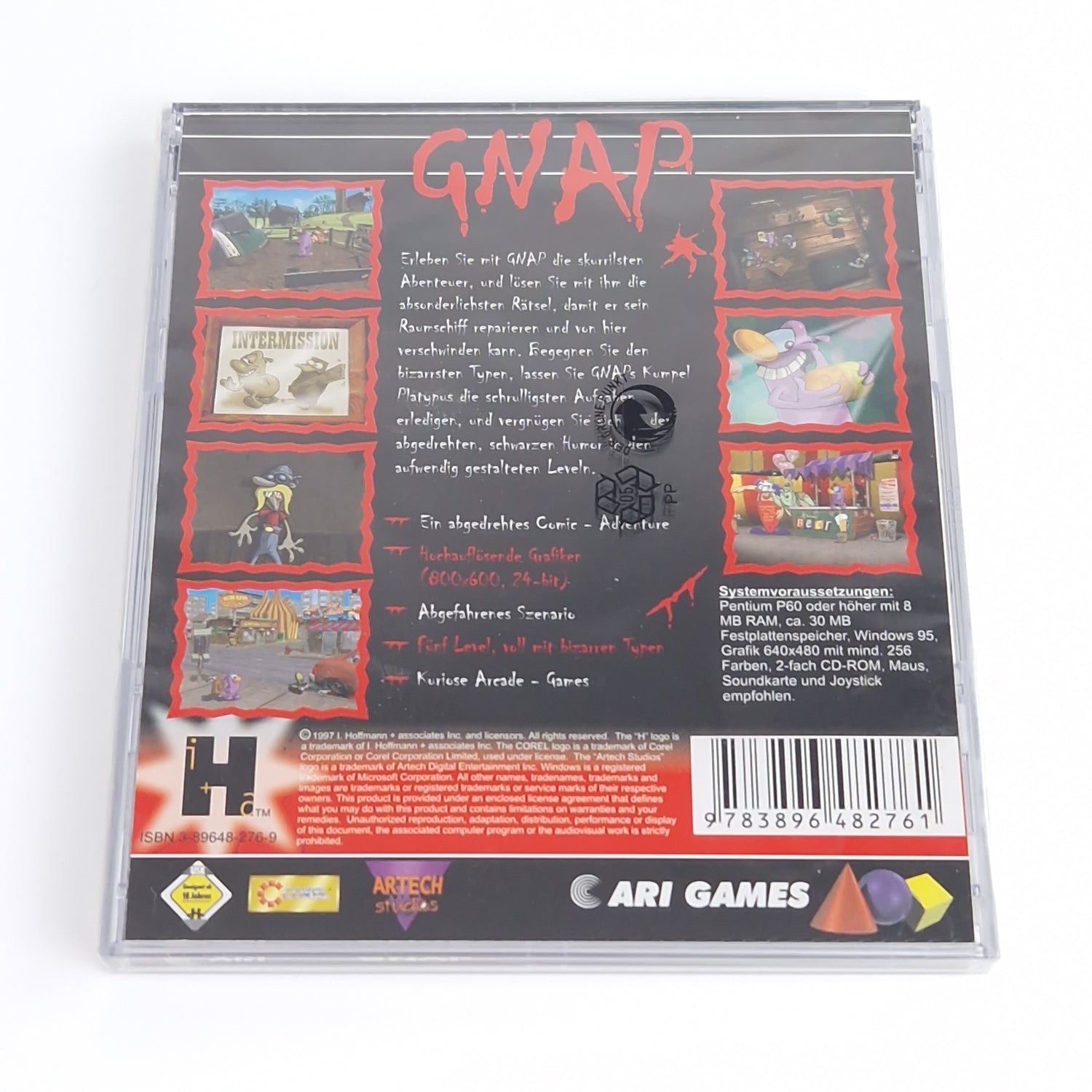 PC Spiel : GNAP - CD Rom Anleitung Jewel Case | Computer Spiel