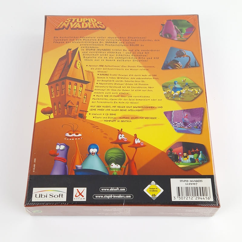 PC Spiel : Stupid Invaders- Computer CD-ROM Big Box OVP deutsch  NEU NEW SEALED