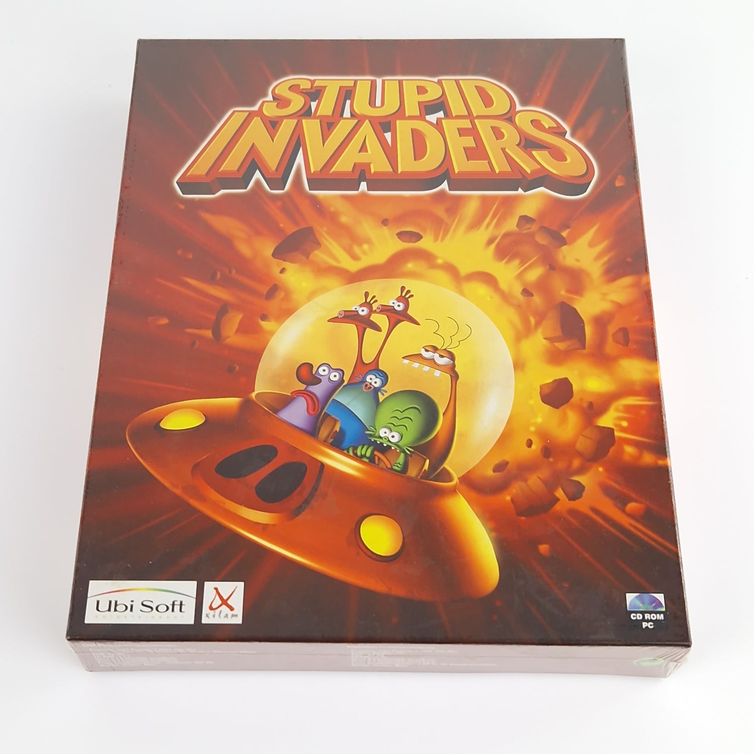 PC Spiel : Stupid Invaders- Computer CD-ROM Big Box OVP deutsch  NEU NEW SEALED