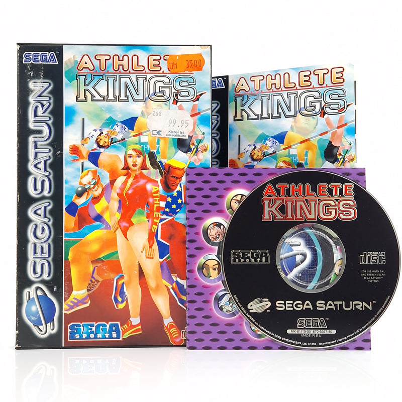 Sega Saturn Spiel : Athlete Kings - CD Disk Anleitung OVP | Sega Sports