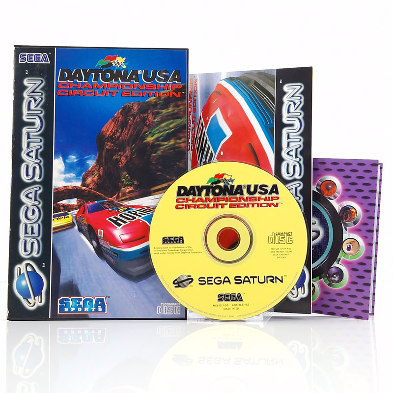 Sega Saturn Spiel : Daytona USA Championship Circuit Edition - Autorennen PAL