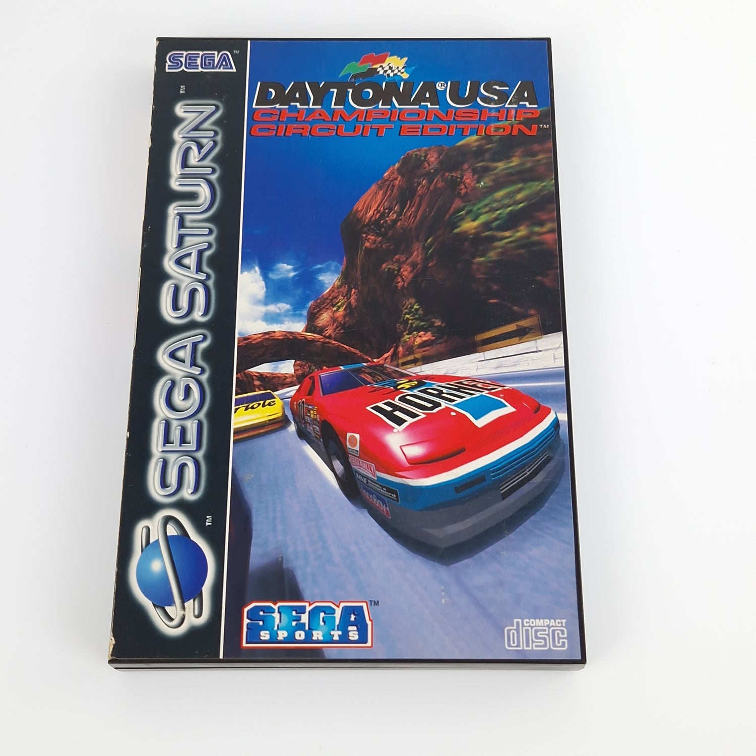 Sega Saturn Spiel : Daytona USA Championship Circuit Edition - Autorennen PAL