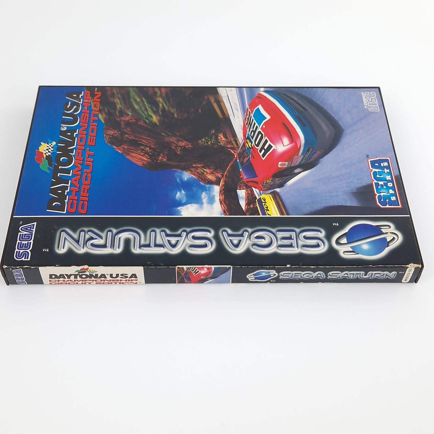 Sega Saturn Spiel : Daytona USA Championship Circuit Edition - Autorennen PAL