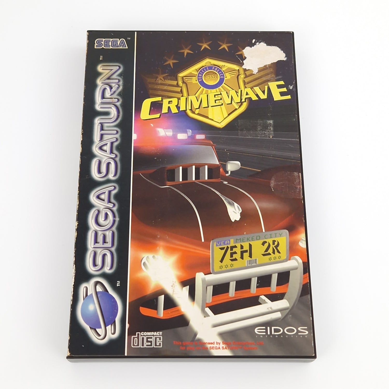 Sega Saturn Spiel : Crimewave - CD Anleitung OVP | PAL Eidos