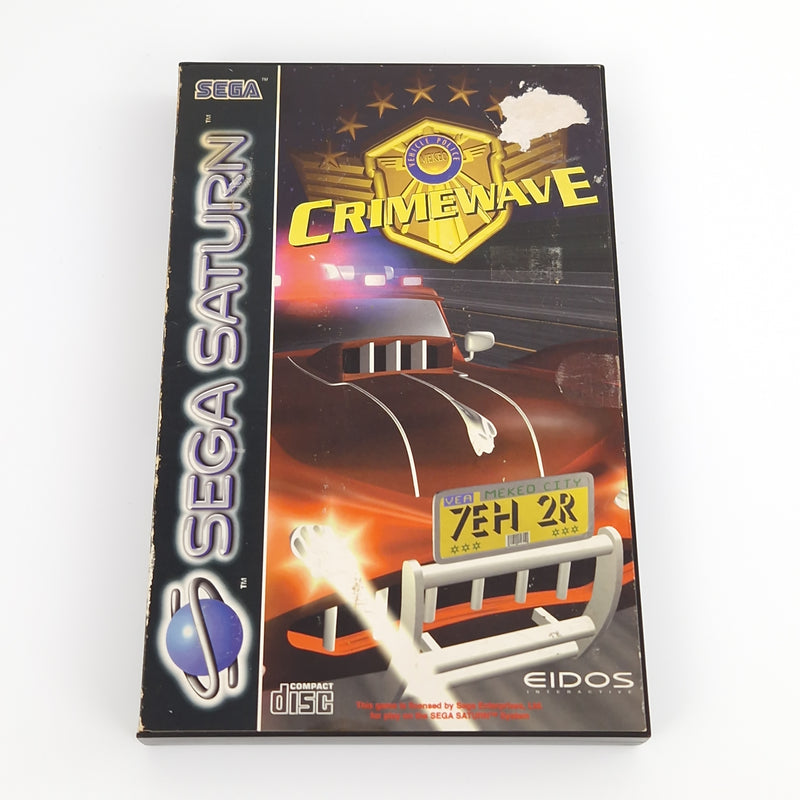 Sega Saturn Spiel : Crimewave - CD Anleitung OVP | PAL Eidos