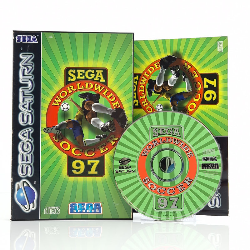 Sega Saturn Spiel : Sega Worldwide Soccer 97 - CD Anleitung OVP | PAL Fußball