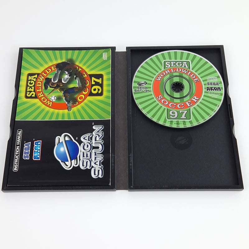 Sega Saturn Spiel : Sega Worldwide Soccer 97 - CD Anleitung OVP | PAL Fußball