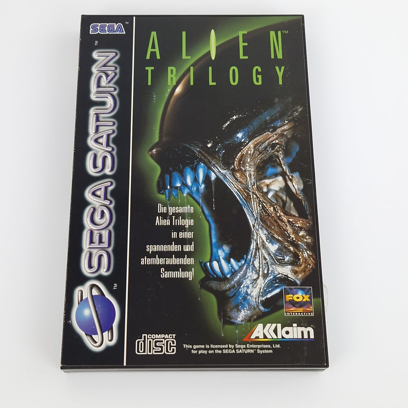 Sega Saturn Spiel : Alien Trilogy - CD Anleitung OVP | PAL Acclaim