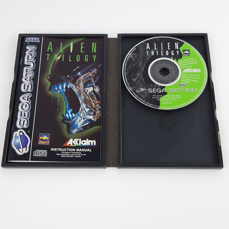 Sega Saturn Spiel : Alien Trilogy - CD Anleitung OVP | PAL Acclaim