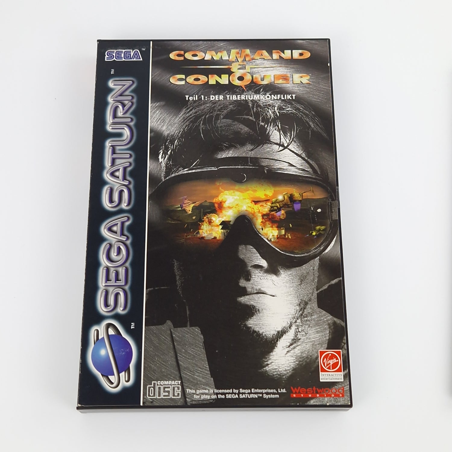 Sega Saturn Spiel : Command & Conquer Teil 1 Der Tiberiumkonflikt - OVP PAL Disk