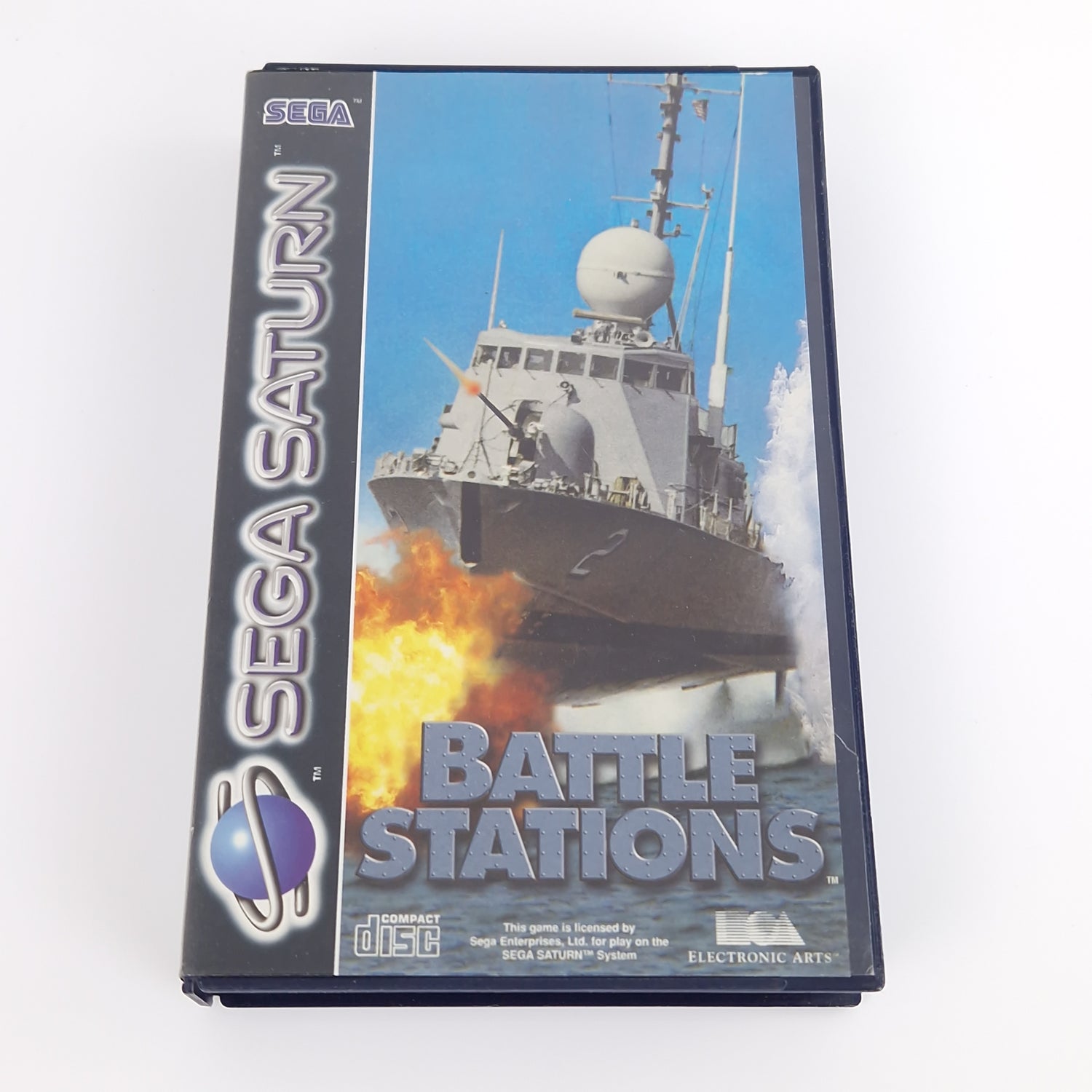 Sega Saturn Spiel : Battle Stations - CD Anleitung OVP | PAL Disk eletronic Arts