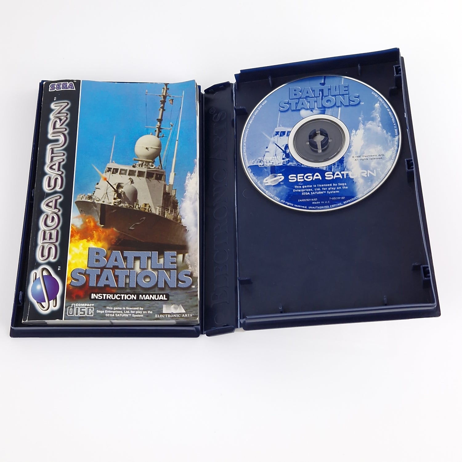 Sega Saturn Spiel : Battle Stations - CD Anleitung OVP | PAL Disk eletronic Arts