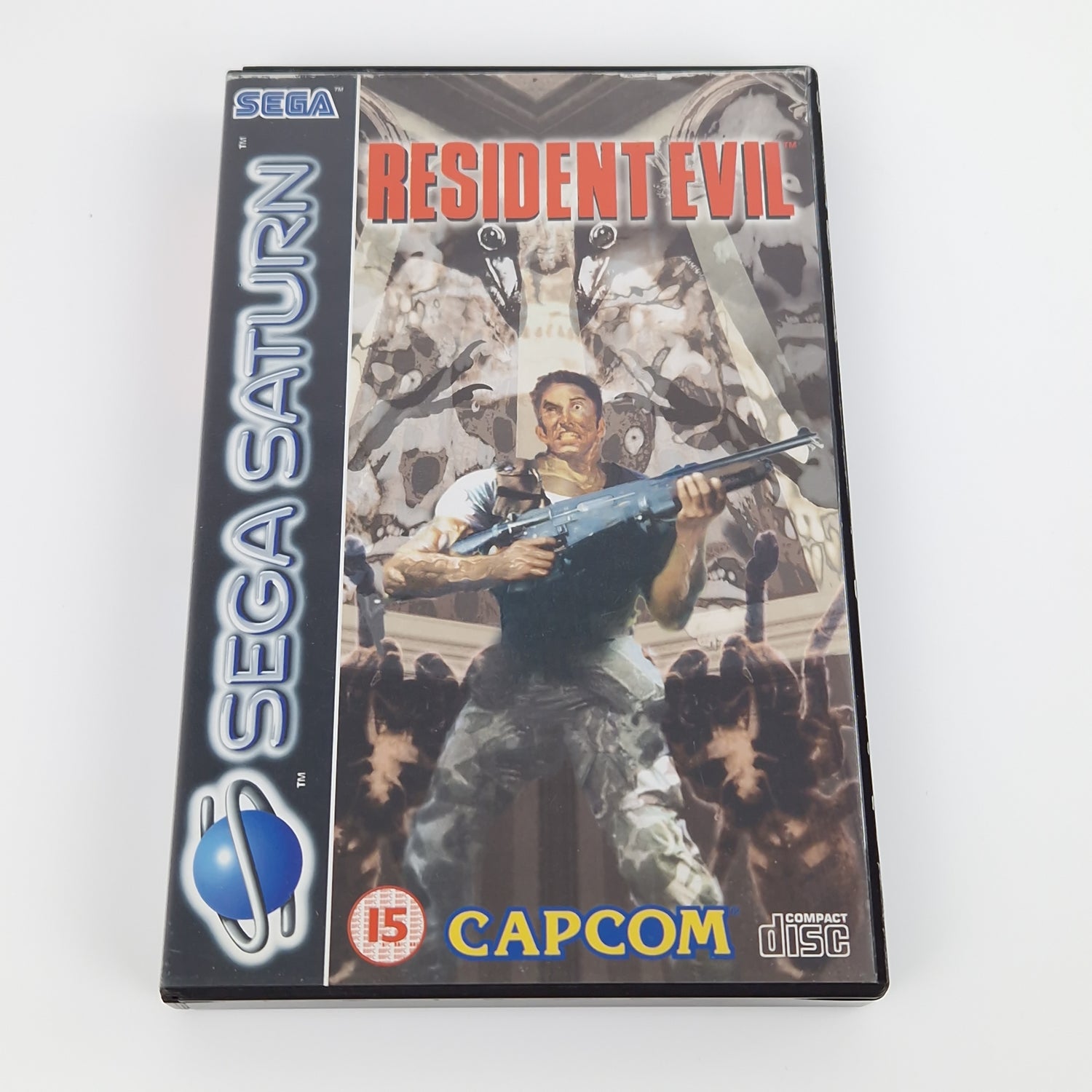 Sega Saturn Spiel : Resident Evil - CD Anleitung OVP | PAL Disk USK18 Capcom