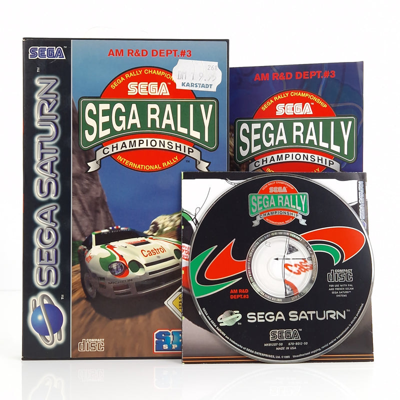 Sega Saturn Spiel : Sega Rally Championship International Rally - OVP PAL