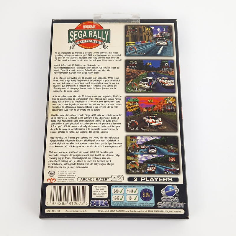 Sega Saturn Spiel : Sega Rally Championship International Rally - OVP PAL