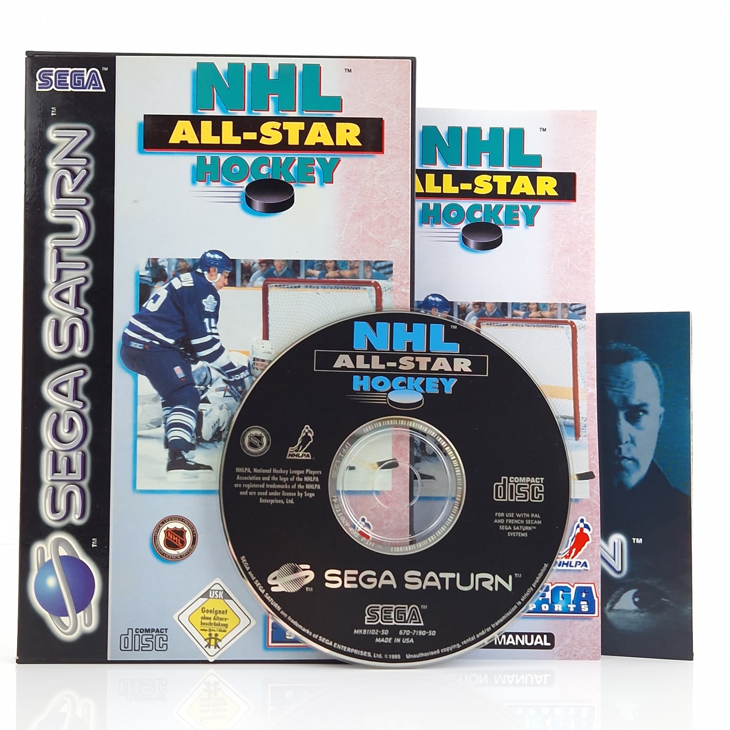 Sega Saturn Spiel : NHL All-Star Hockey - CD Anl. OVP | Icehockey PAL