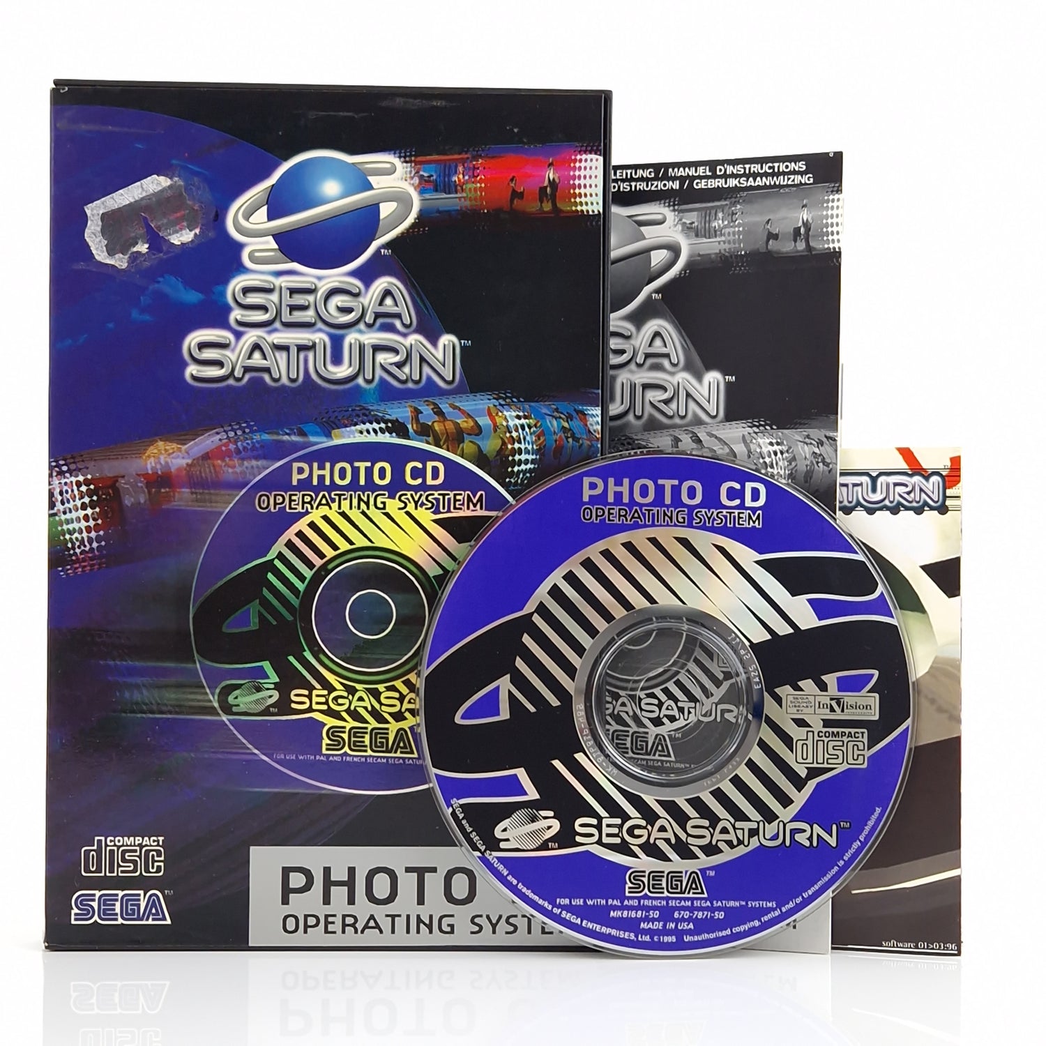 Sega Saturn Spiel : Photo Operating System - CD Anleitung OVP | PAL Disk