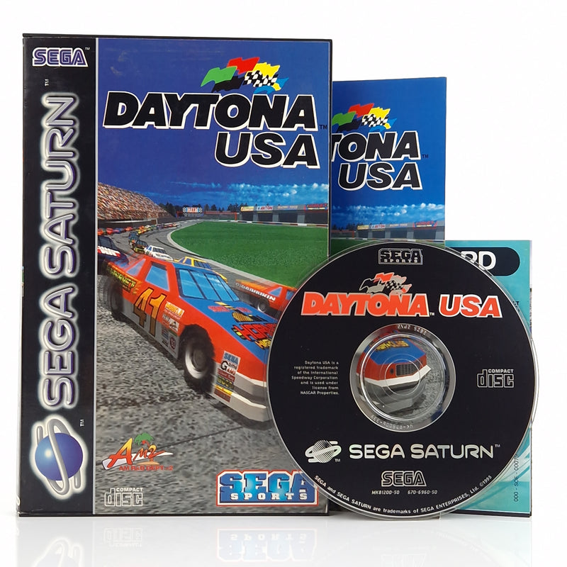 Sega Saturn Spiel : Daytona USA - CD Anleitung OVP | PAL Disk Autorennen