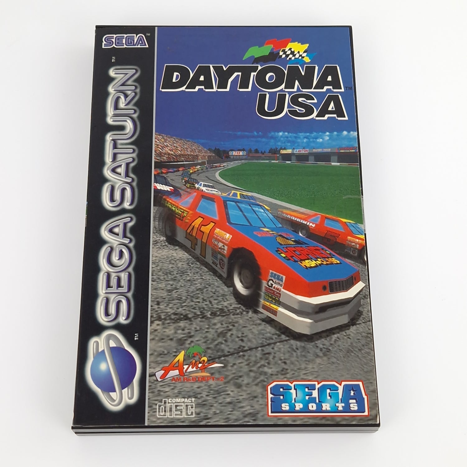 Sega Saturn Spiel : Daytona USA - CD Anleitung OVP | PAL Disk Autorennen