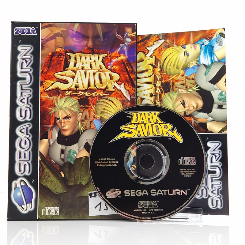 Sega Saturn Spiel : Dark Savior - CD Anleitung OVP | PAL Disk