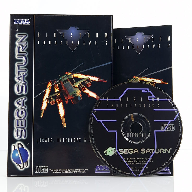 Sega Saturn Spiel : Firestorm Thunderhawk 2 - CD Anleitung OVP | PAL Disk