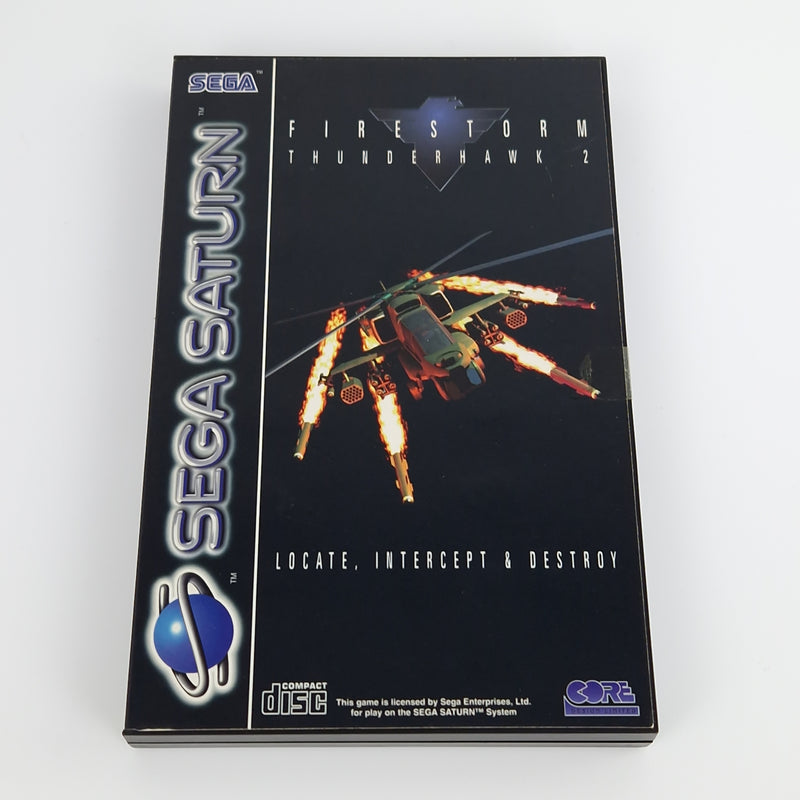 Sega Saturn Spiel : Firestorm Thunderhawk 2 - CD Anleitung OVP | PAL Disk