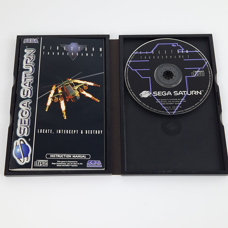 Sega Saturn Spiel : Firestorm Thunderhawk 2 - CD Anleitung OVP | PAL Disk