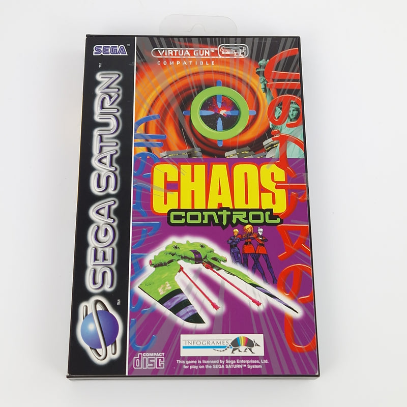 Sega Saturn Spiel : Chaos Control - CD Anleitung OVP | PAL Disk