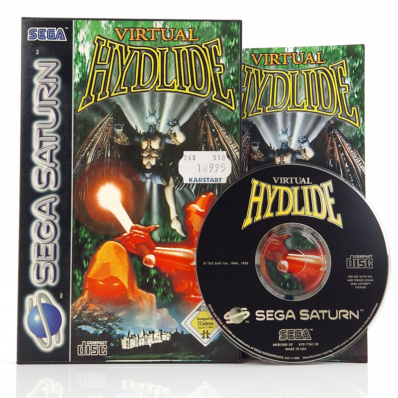 Sega Saturn Spiel : Virtual Hydlide - CD Anleitung OVP | PAL Disk