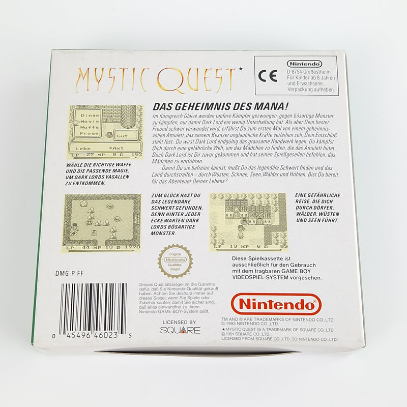 Nintendo Gameboy Classic : Mystic Quest - Modul Anl Karte OVP | Game Boy PAL [2]