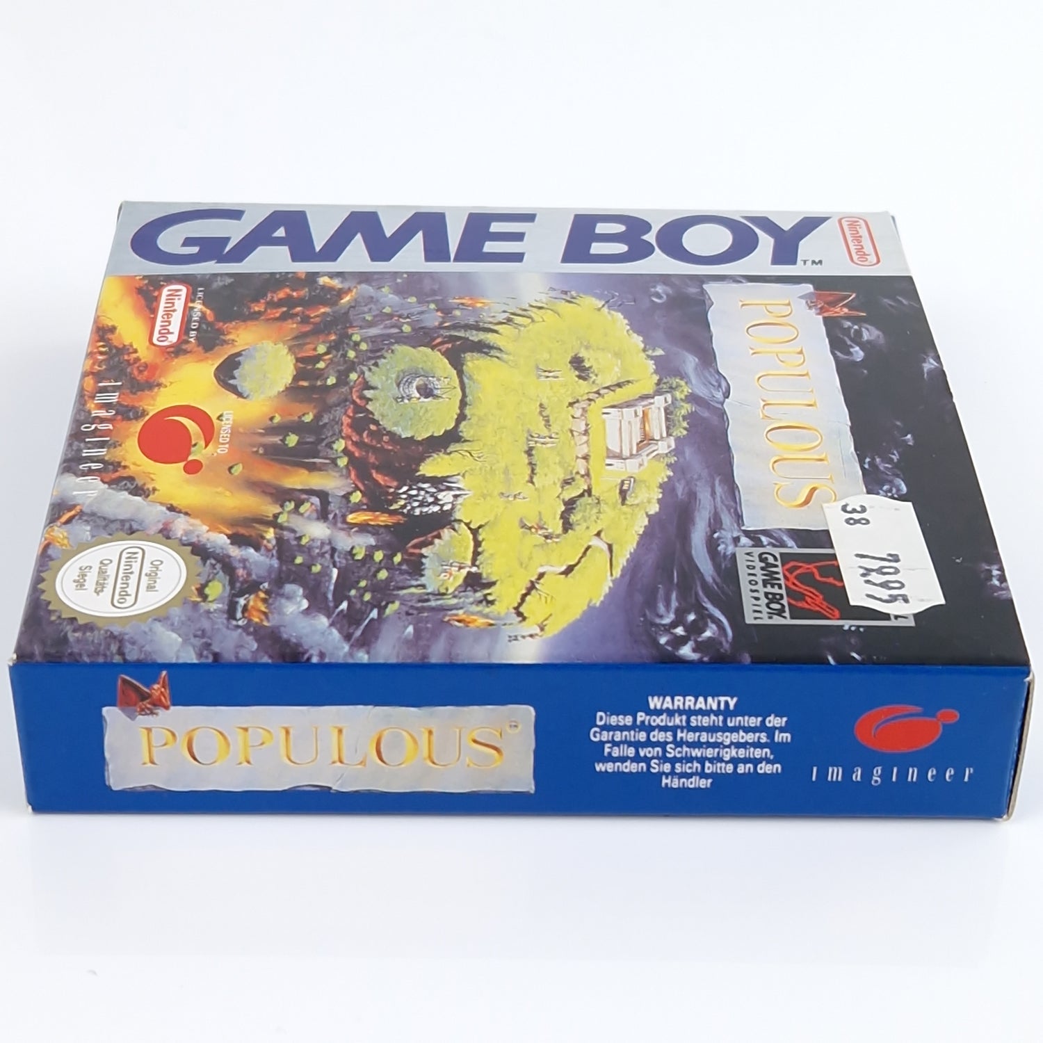 Nintendo Game Boy Spiel : Populous - Game Boy Classic PAL | Modul Anl. OVP