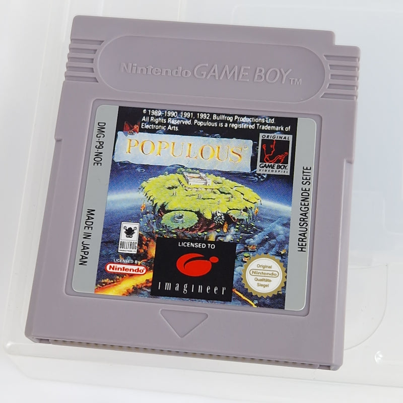 Nintendo Game Boy Spiel : Populous - Game Boy Classic PAL | Modul Anl. OVP