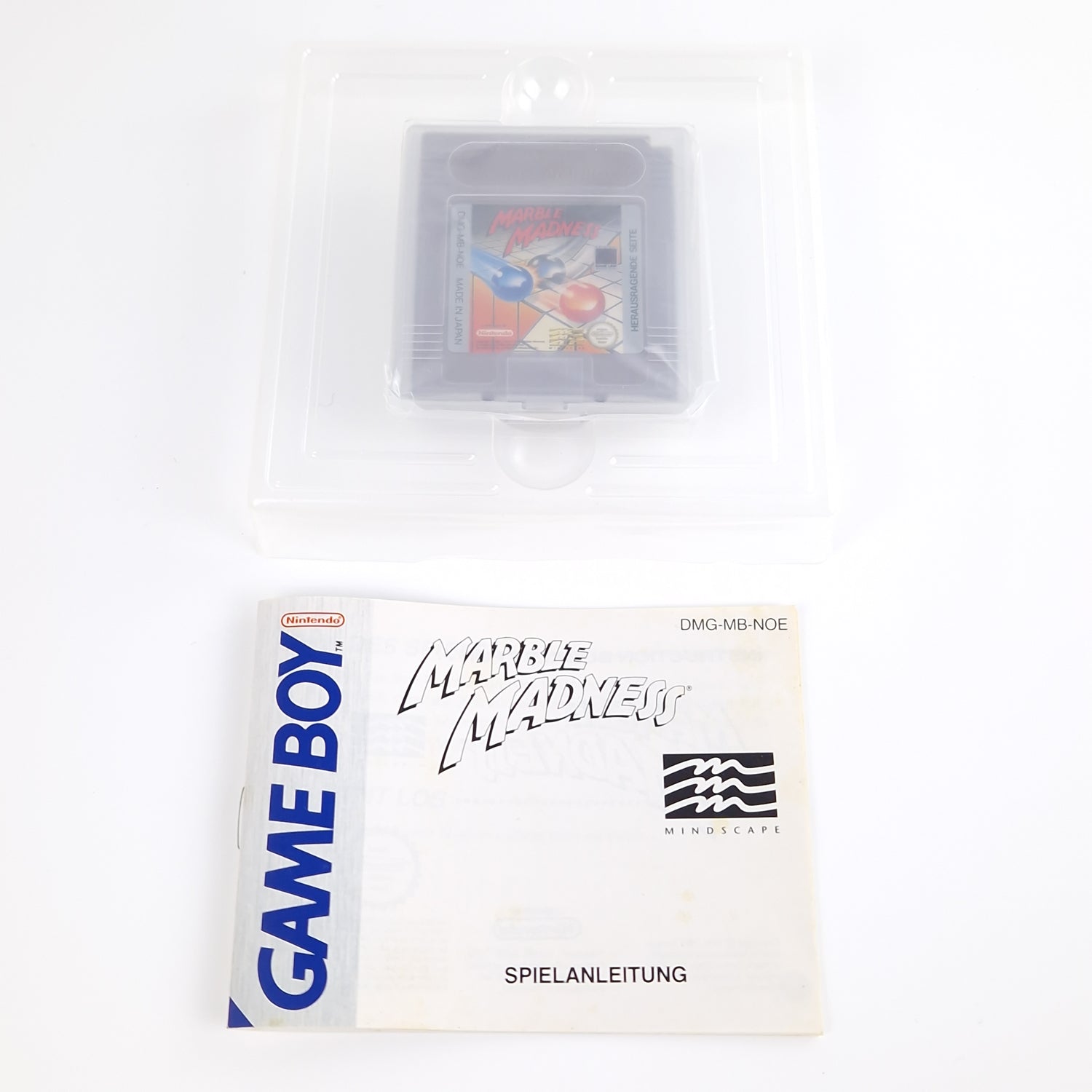 Nintendo Game Boy Spiel : Marble Madness - Gameboy Classic OVP Modul Anl. PAL