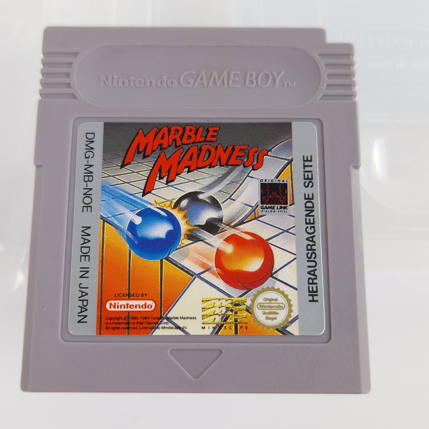 Nintendo Game Boy Spiel : Marble Madness - Gameboy Classic OVP Modul Anl. PAL