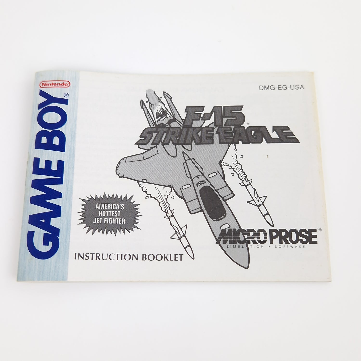 Nintendo Game Boy Classic Spiel : F-15 Strike Eagle - Gameboy OVP NTSC-U/C USA