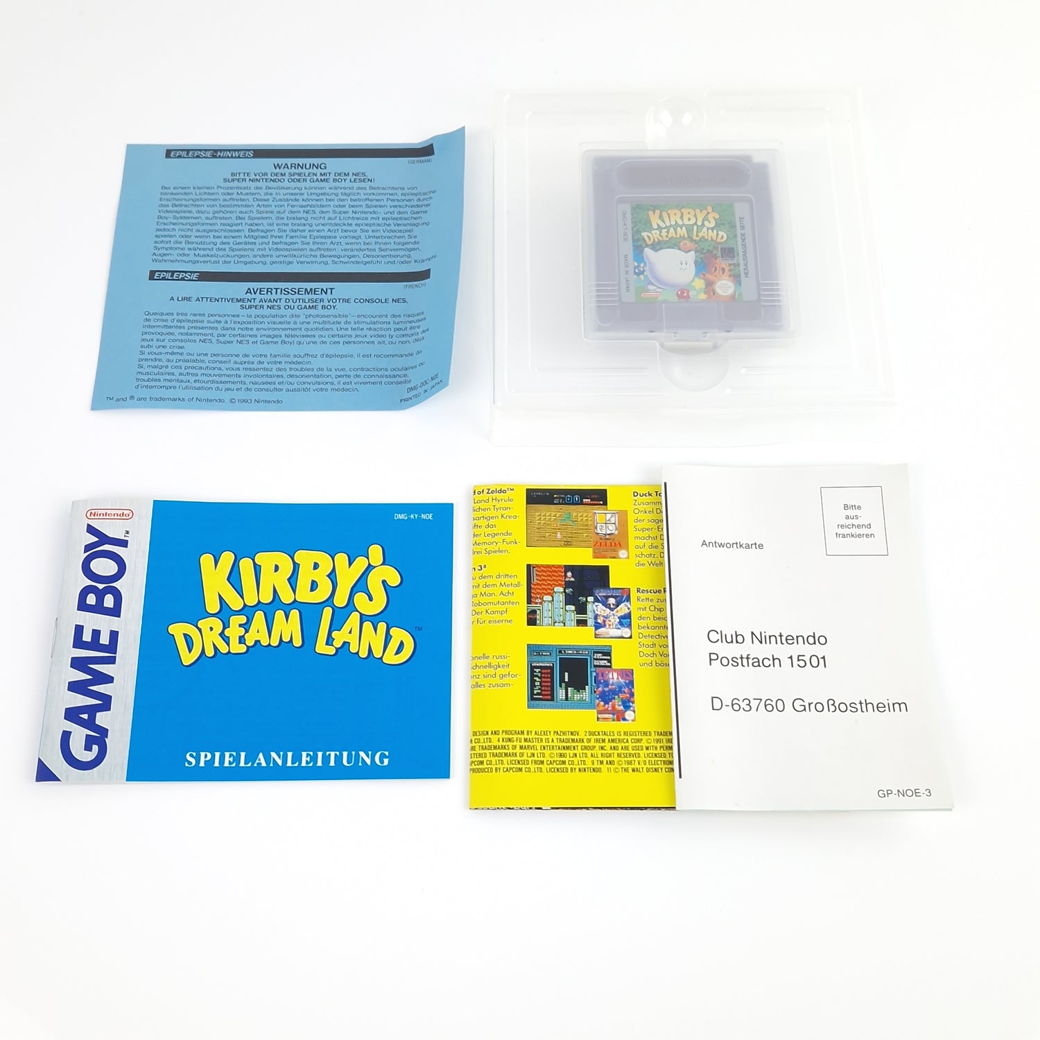 Nintendo Game Boy Spiel : Kirby´s Dream Land - Gameboy Classic | OVP PAL NOE