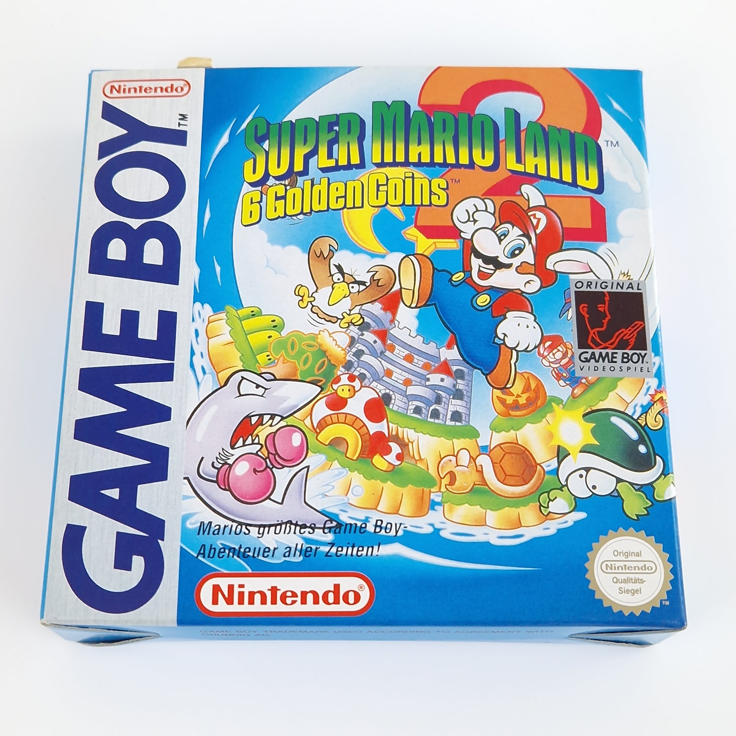 Nintendo Game Boy Spiel : Super Mario Land 2 6 Golden Coins - OVP PAL NOE