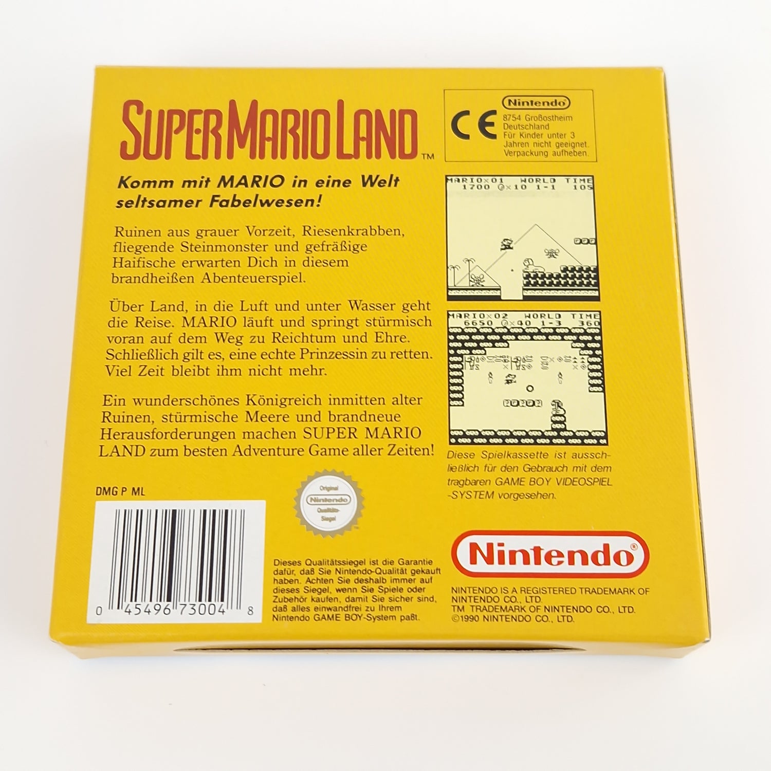 Nintendo Game Boy Spiel : Super Mario Land - Gameboy Classic | GB OVP PAl NOE