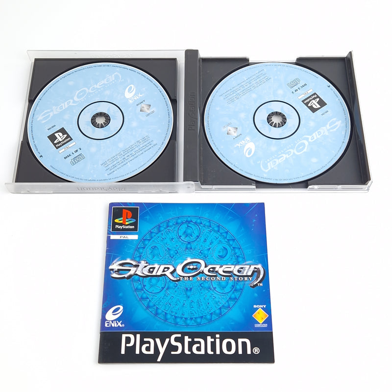 Playstation 1 Spiel : Star Ocean & official Strategy Guide - Sony PS1 PSX OVP