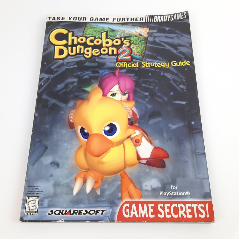 Playstation 1 Spiel : Chocobos Dungeon 2 & Strategy Guide - SEALED NEW USA PS1