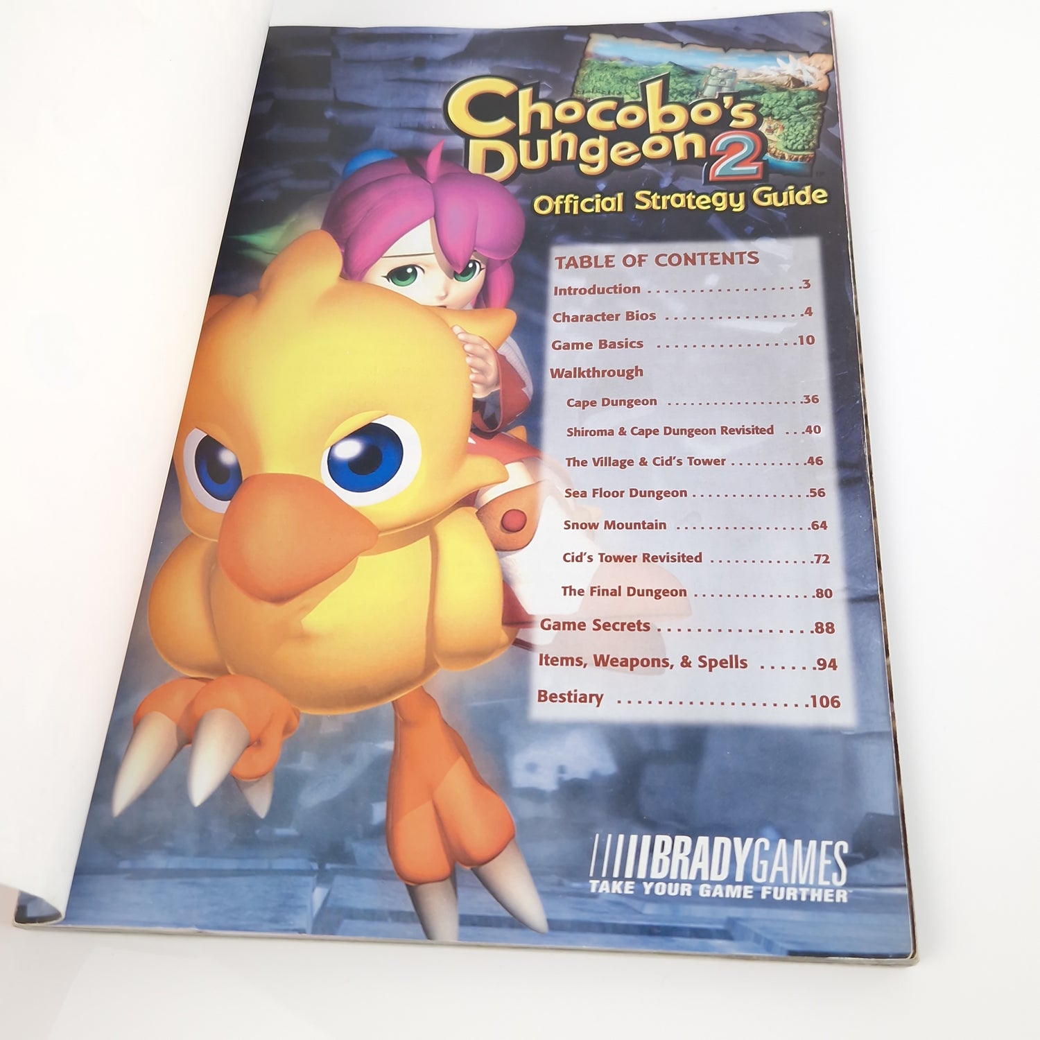 Playstation 1 Spiel : Chocobos Dungeon 2 & Strategy Guide - SEALED NEW USA PS1