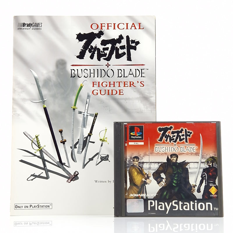 Playstation 1 Spiel : Bushido Blade + official Fighters Guide - PS1 PSX OVP PAL